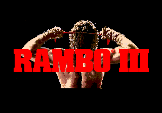 Rambo III (US) Title Screen